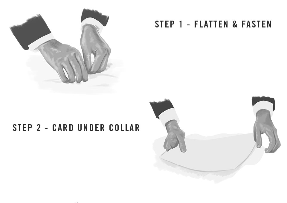 Steps to fold a shirt